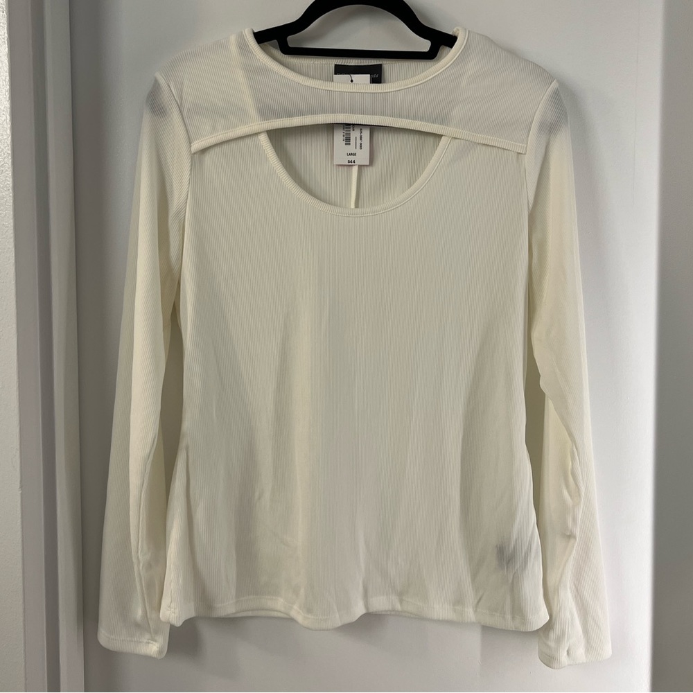 White long sleeve shirt